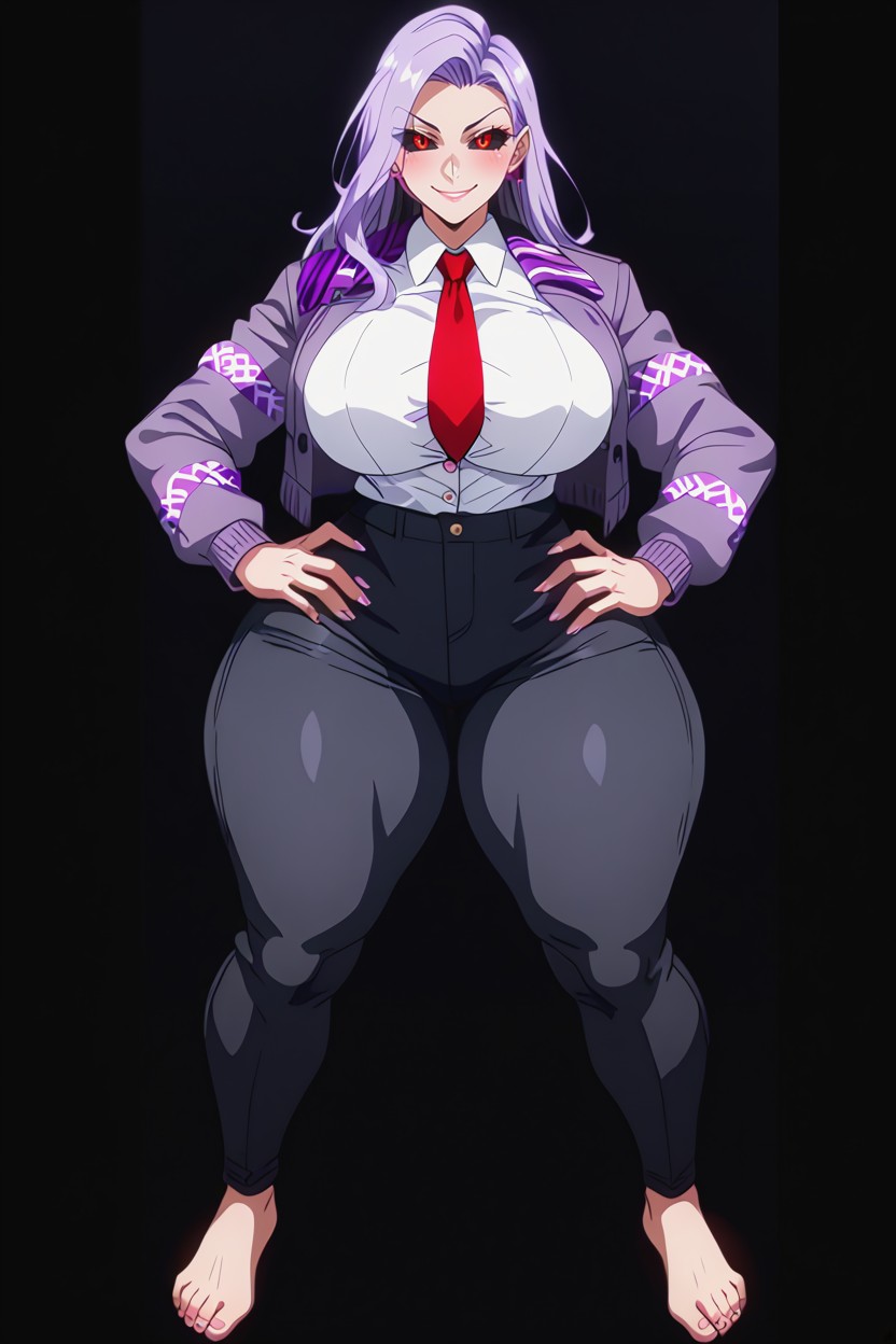 Extremely Large Ass, Shirt In Pants, Standing Hentai AI Porn
