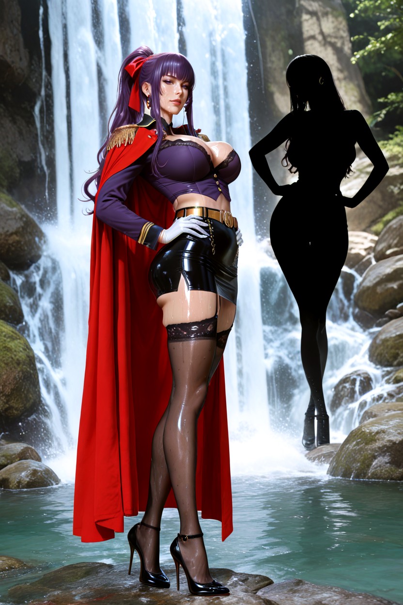 Busty, Graceful Proportions, Defined Waist Hentai AI Porn