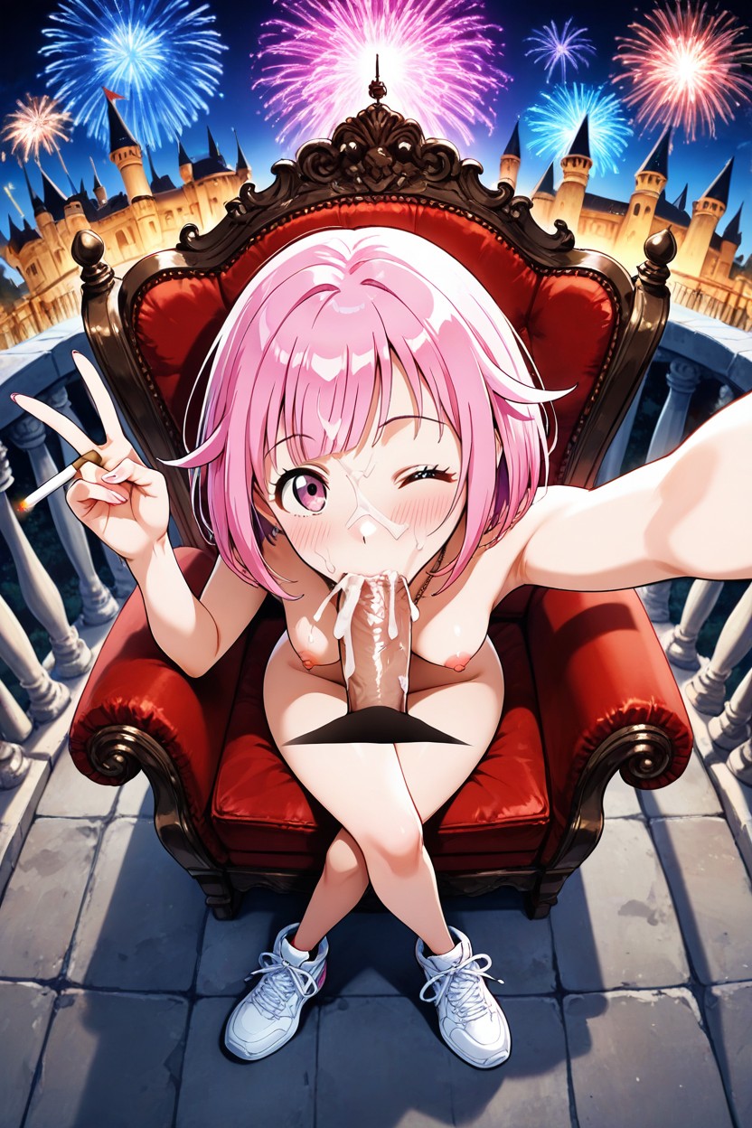 Fireworks, Small Breasts, Nude Hentai AI Porn