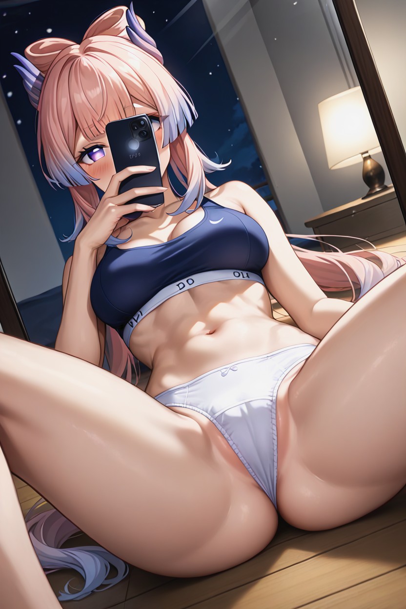 Front View, Perfect Eyes, Low Light Hentai AI Porn