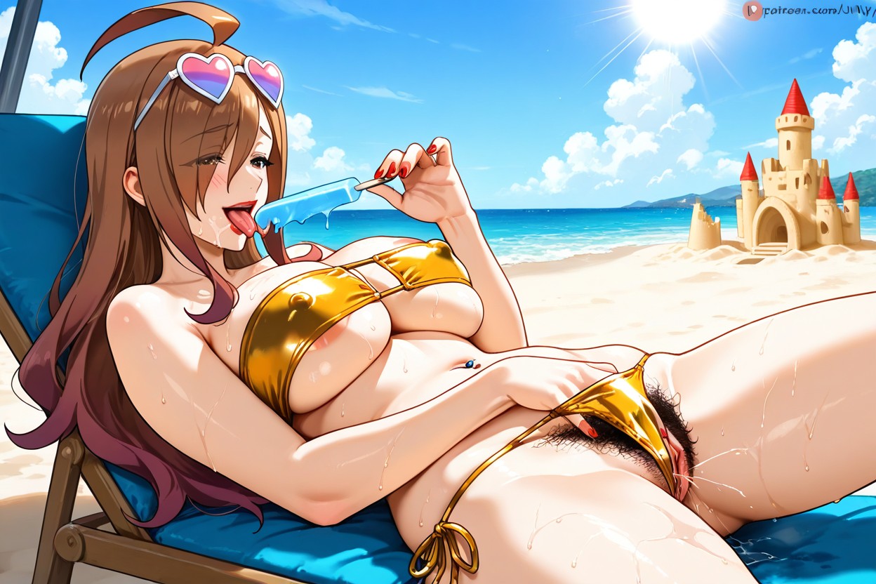 Big Ass, Naughty Face, Solo Hentai AI Porn