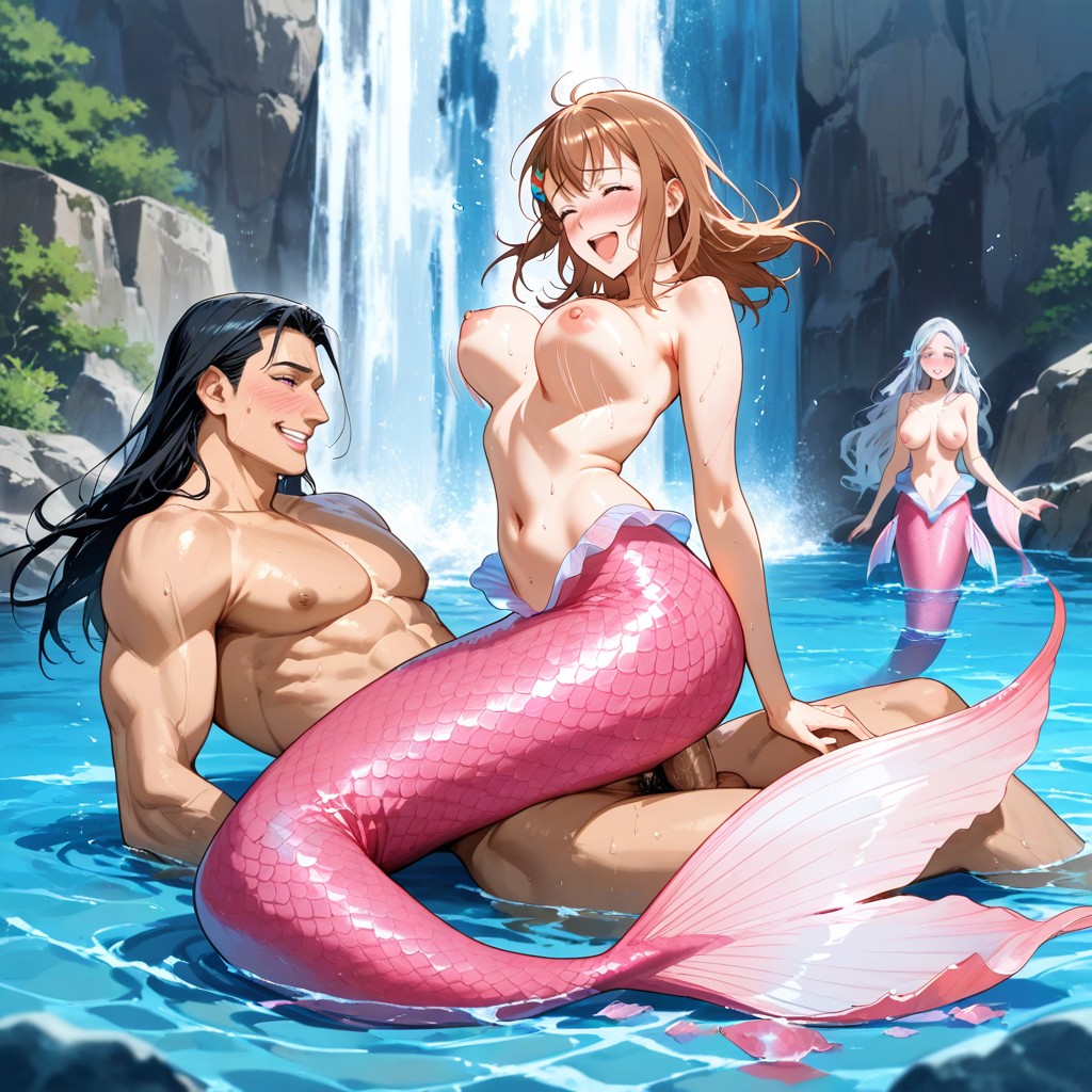 Large, Moaning, Holding Her Hips Hentai AI Porn