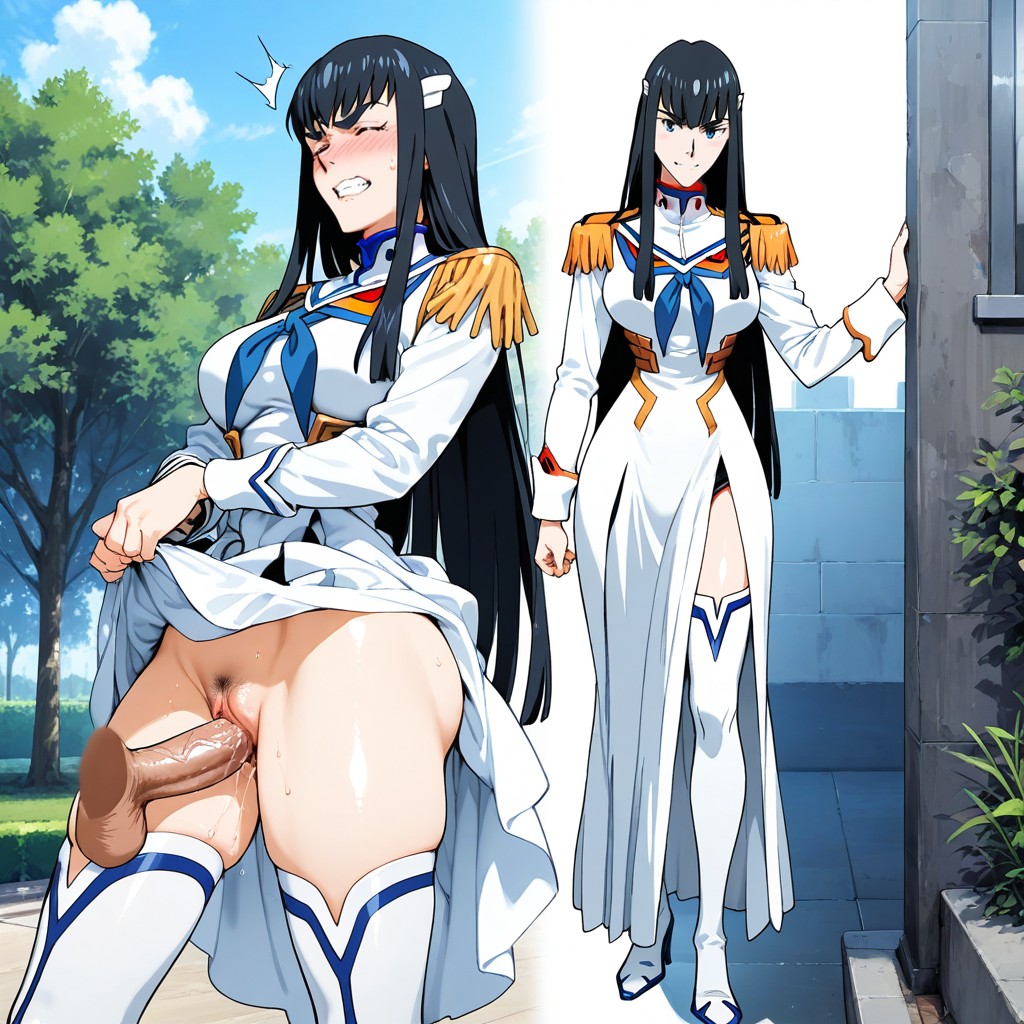 Small Ass, Hard-on Penis, Full Body Hentai AI Porn