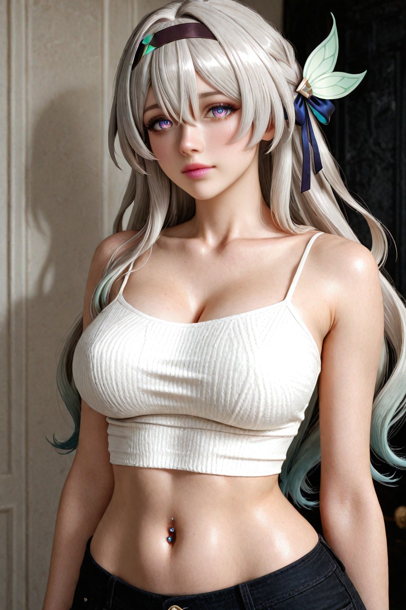 Visible Navel, 25+, Medium Breast Hentai AI Porn