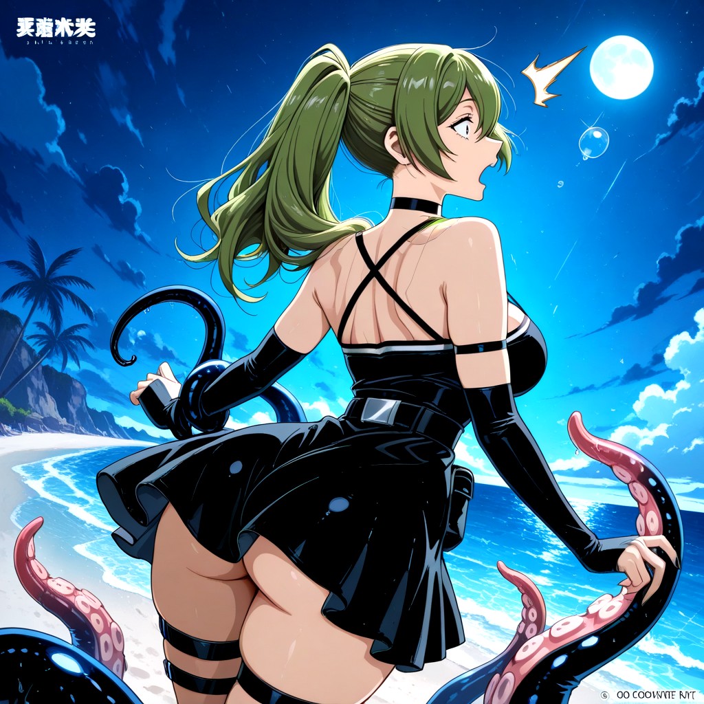 Tight Firm Breasts, Bubble Butt, Official Art Hentai AI Porn