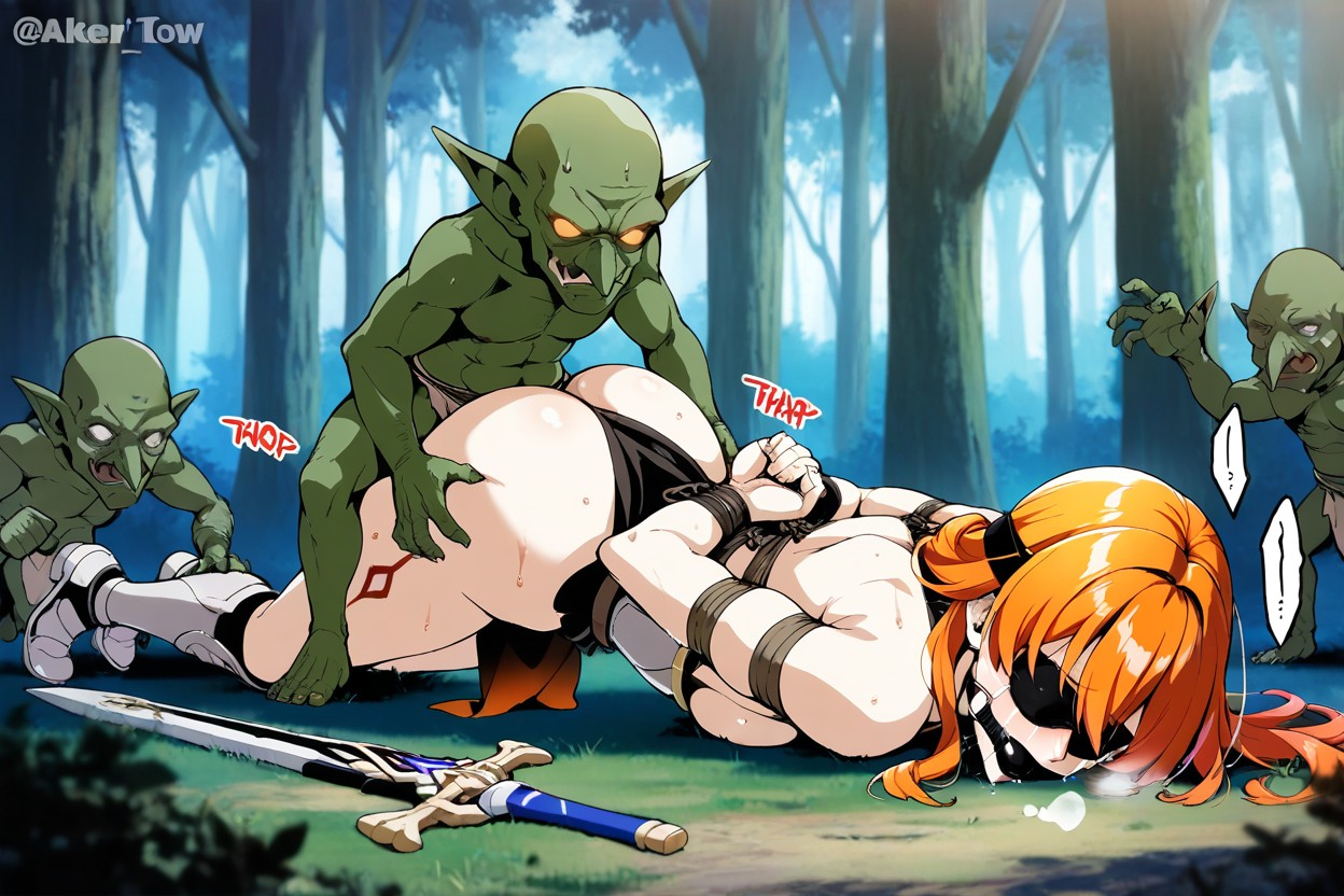 Female Taller Than Goblin, Majestic Female Knight In Grey Full Armor The Female Appears Noble, Honkai Impact Hentai IA