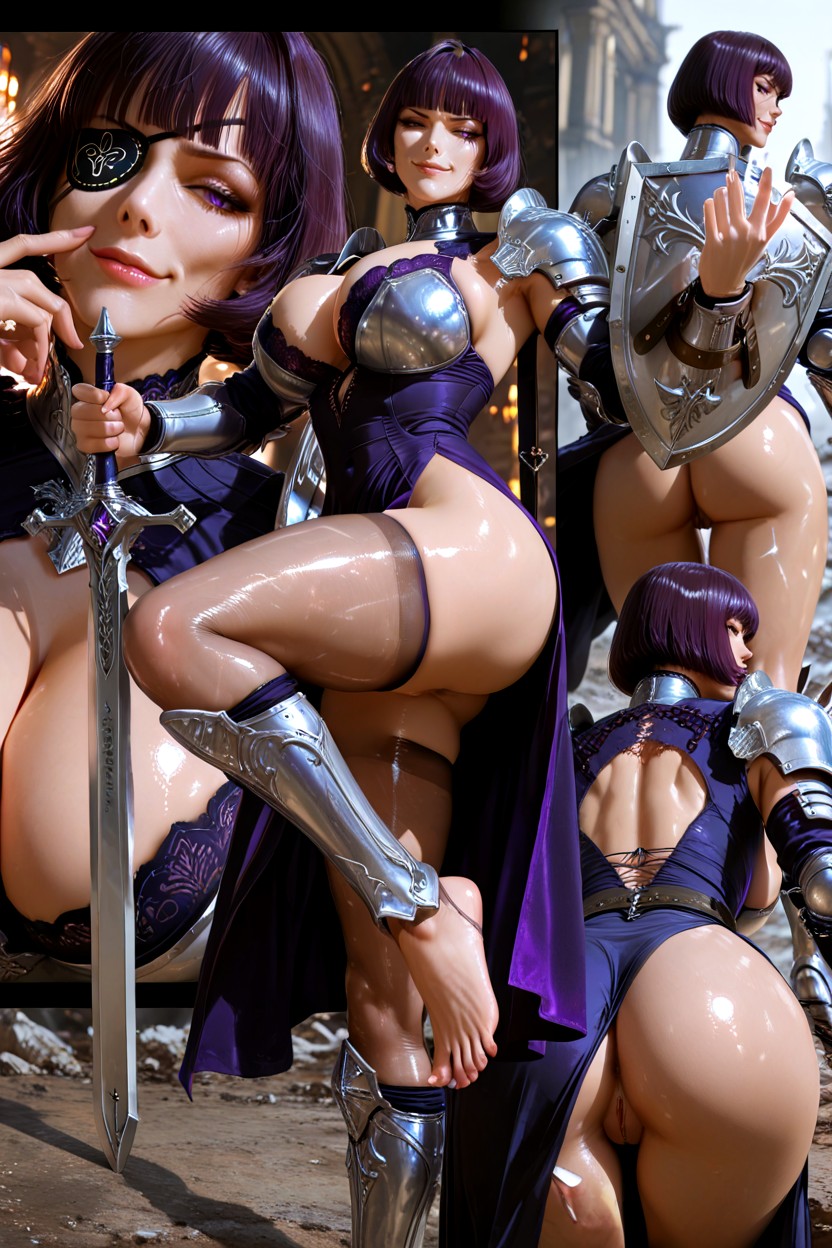 Photorealistic, Nsfw, Shiny Legs Hentai AI Porn