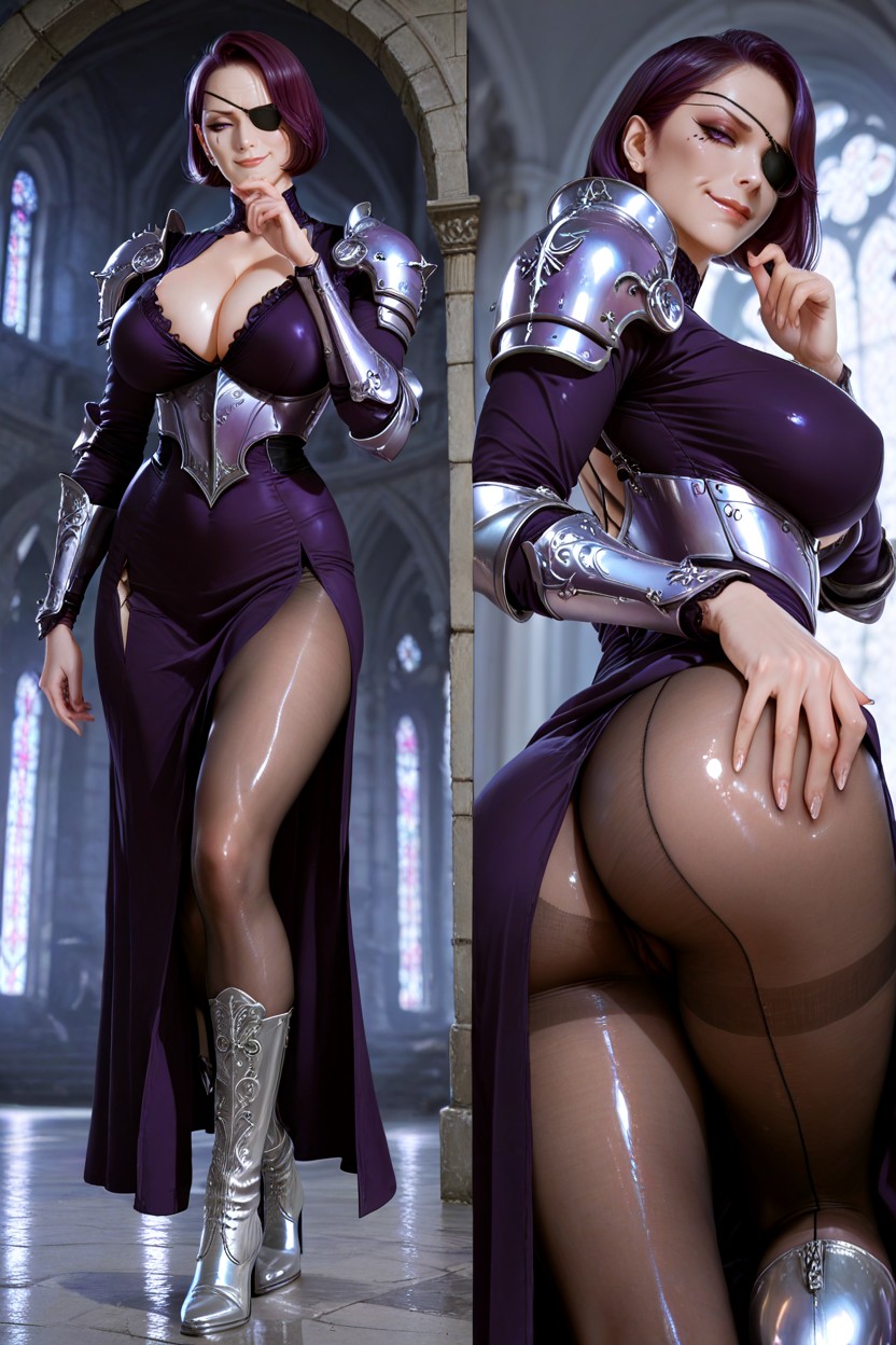 Glossy Cel Shading, Tall, Perfectly Proportioned Hentai AI Porn