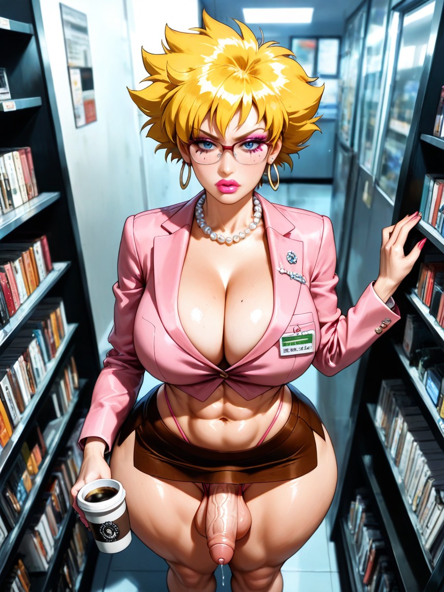 Small, Blue Eyes, Hoop Earrings Hentai AI Porn