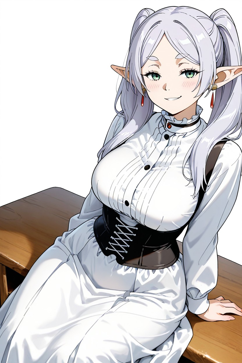 Seductive Eyes, Parted Bangs, Smug Hentai AI Porn
