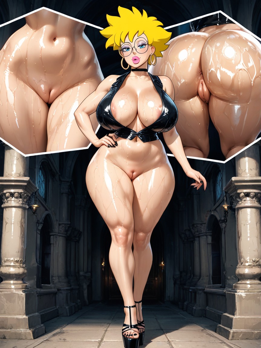 Wet Lips, Seductive Lips, Horny Hentai AI Porn