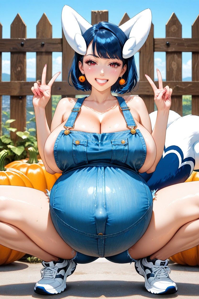 Perfect Skin, Massive Breast, Bare Thighs Hentai AI Porn