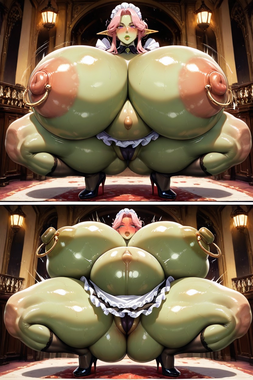 Prominent Breast, Pregnant, Gigantic Hyper Ass Hentai AI Porn