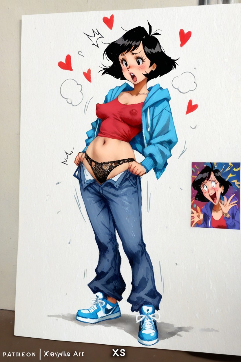 Sex, Kanabun Art Style, Dynamic Angle Hentai AI Porn