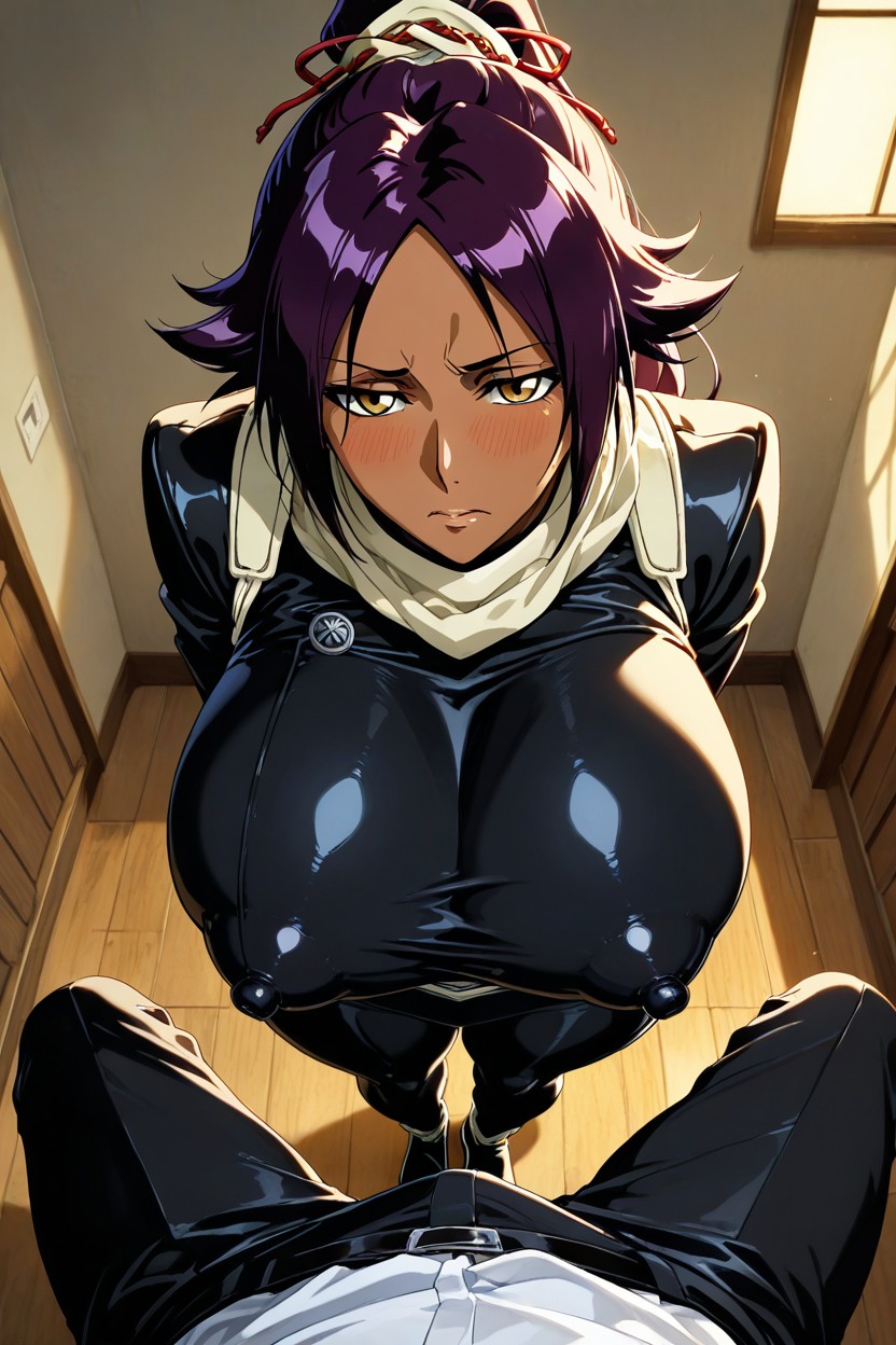 Soft Shading, Highly Detailed Breasts And Body, Bare Walls Hentai AI Porn