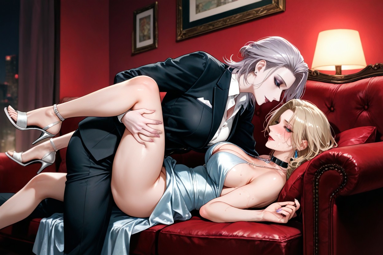 Sexy, Submissive Female, Light Skin Hentai AI Porn