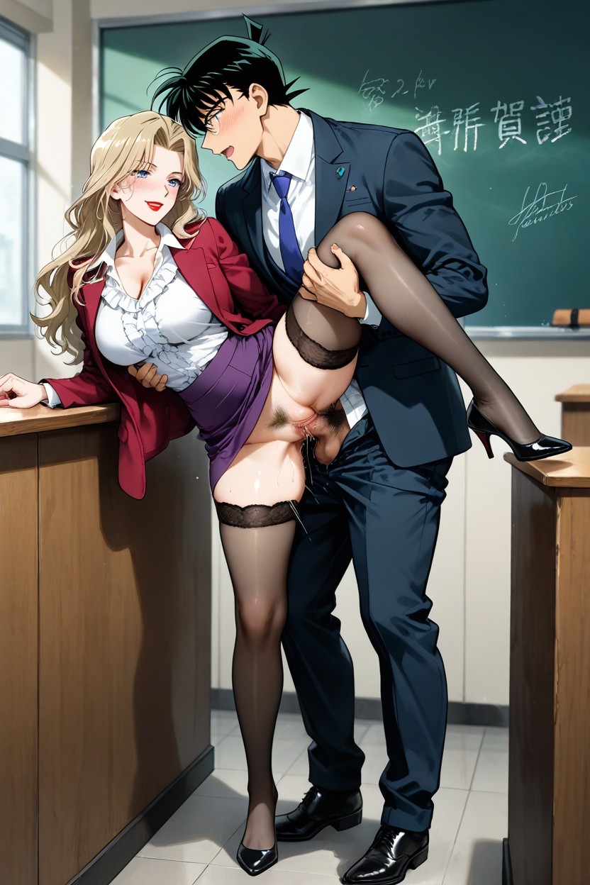 Sex From Behind, Red Lips, Deep Penetration From Behind Hentai AI Porn