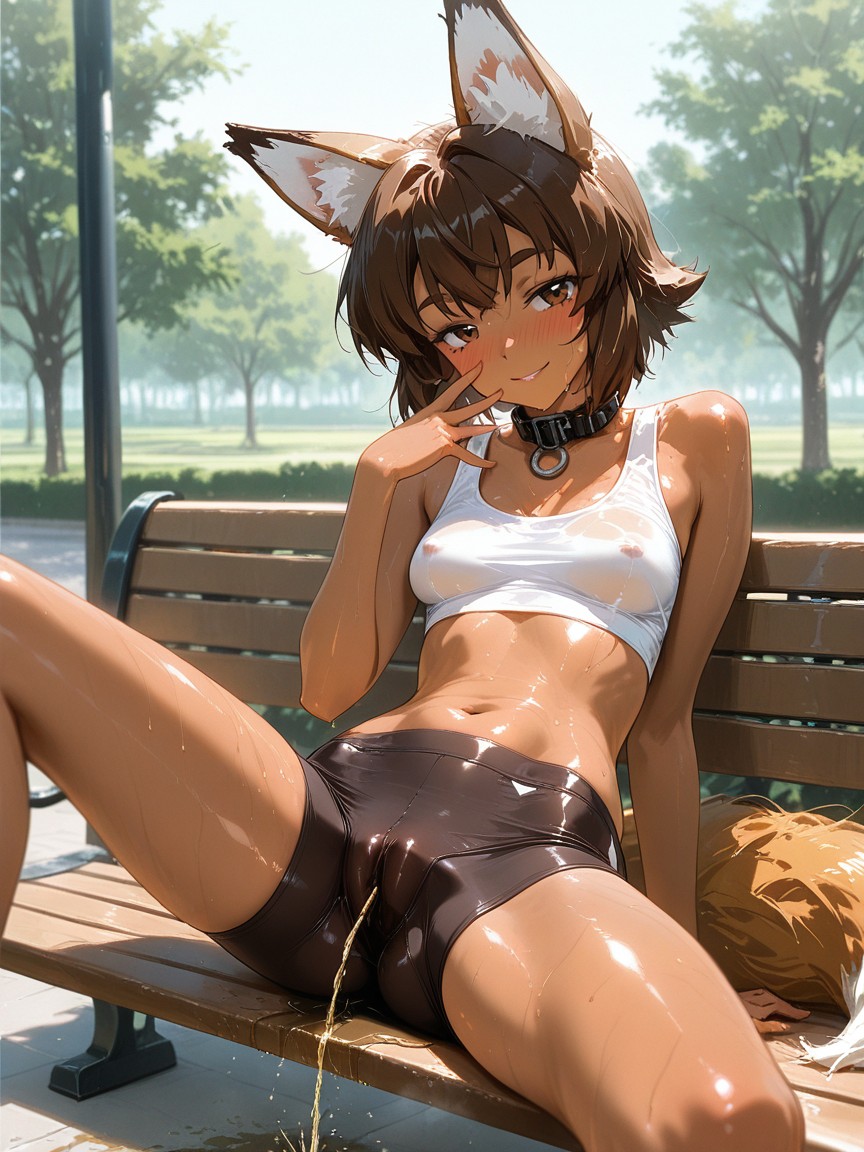 25+, Piss Puddle, Looking At Viewer Hentai AI Porn