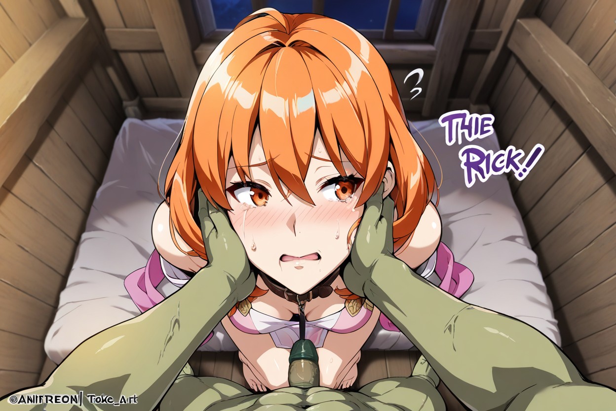 Female Orange Eyes, Goblin Standing, Confident Hentai AI Porn