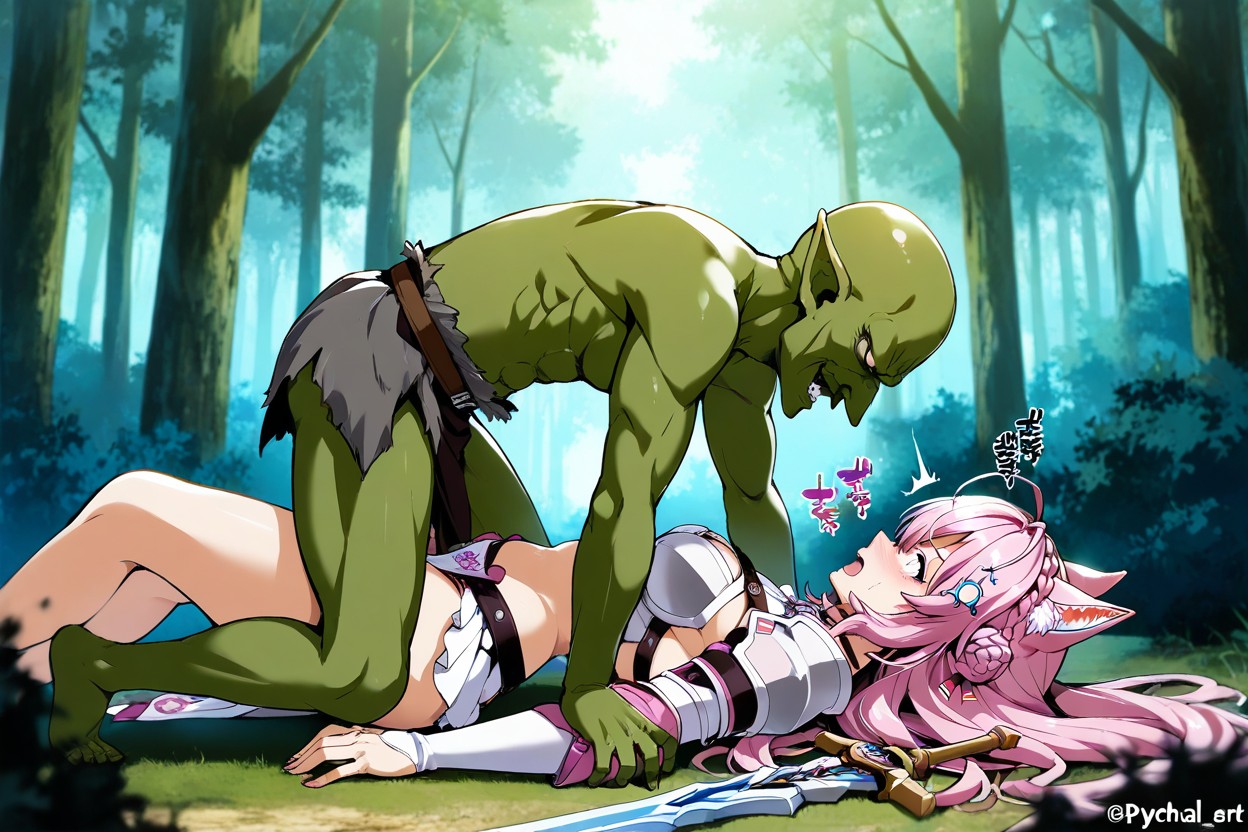 Grappling, Side View, Face To Face Hentai AI Porn