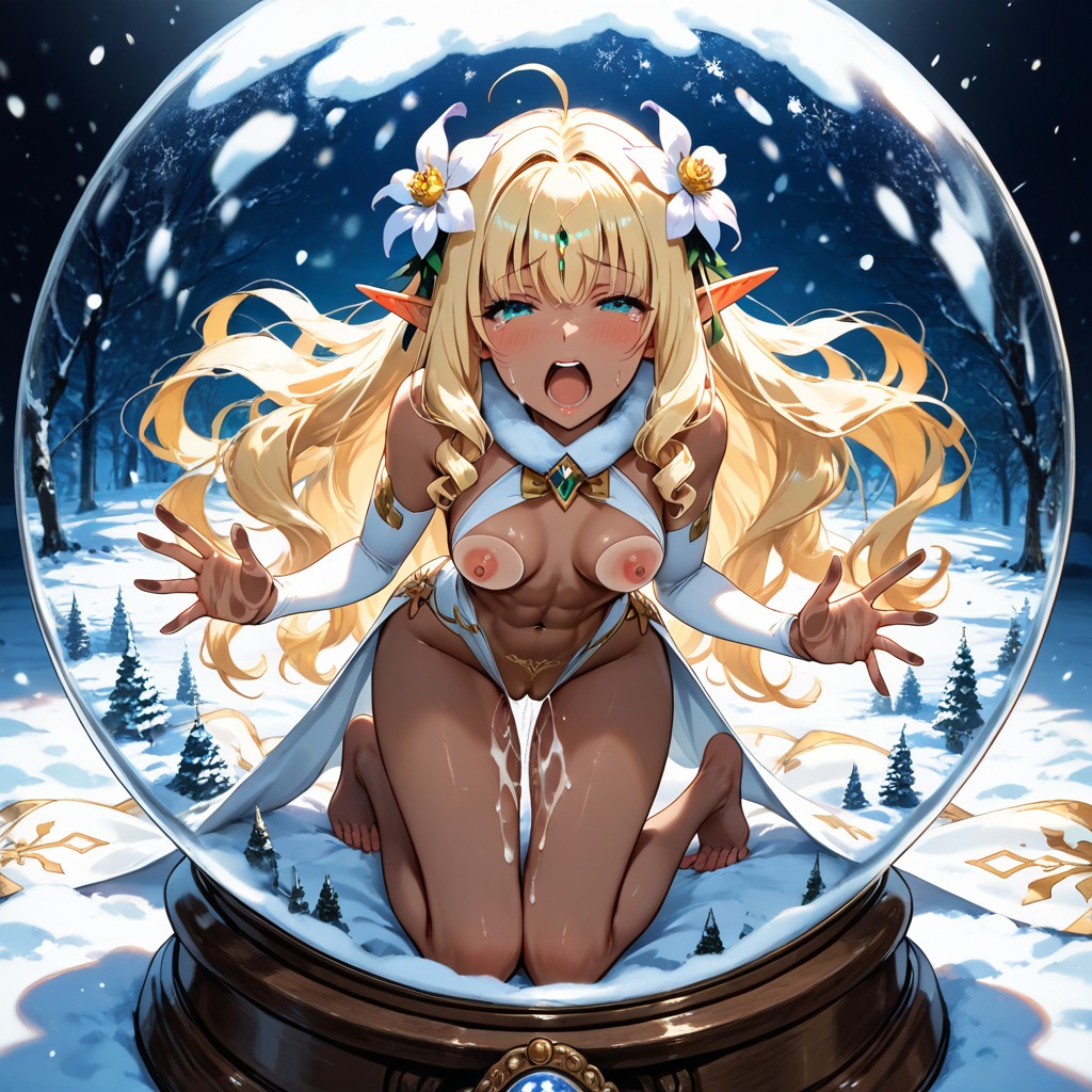 Soft Reflexion, Hair Flower, 25+ Hentai AI Porn