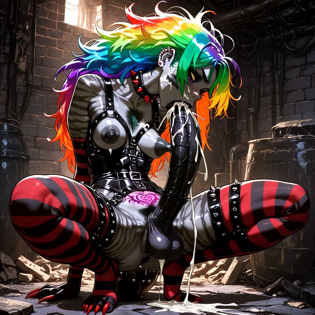 Face Scales, Futanari, Black Pussy Hentai AI Porn