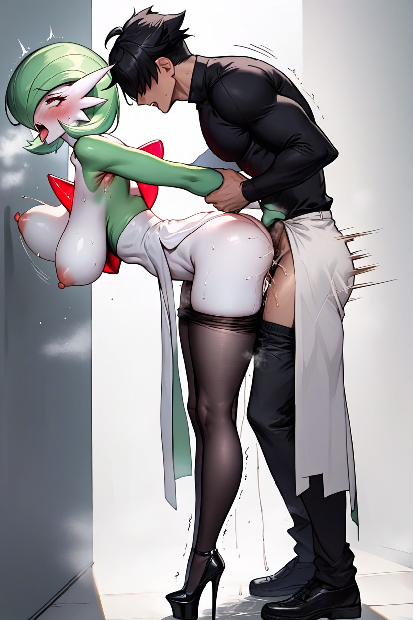 Gardevoir From Pokemon, Tongue Out, Steaming Armpit Hentai AI Porn