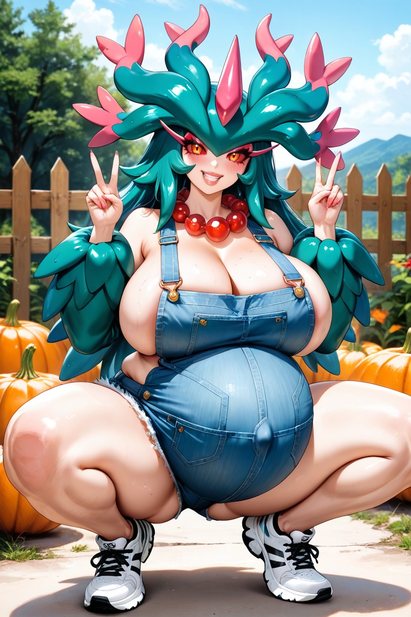 Jeans Hot Pants, Medium Hips, Beautiful Face Hentai AI Porn