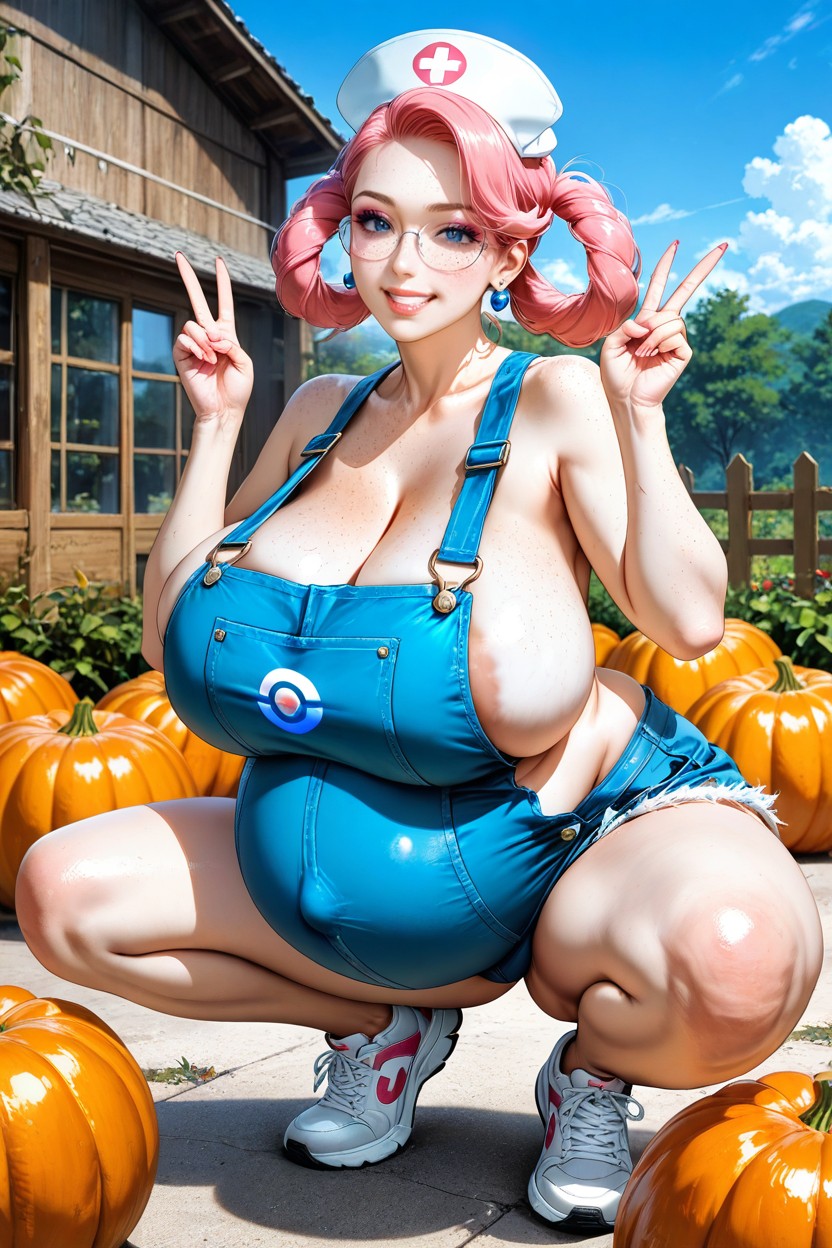 Model Body, Solo, Nurse Joy From Pokemon Hentai AI Porn