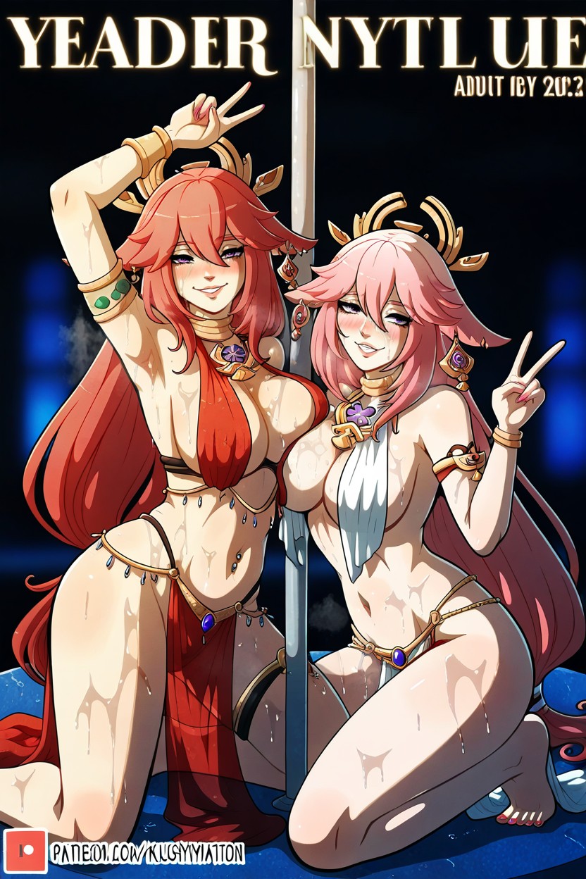 Breast Press, Breasts, Neck Ring Hentai IA