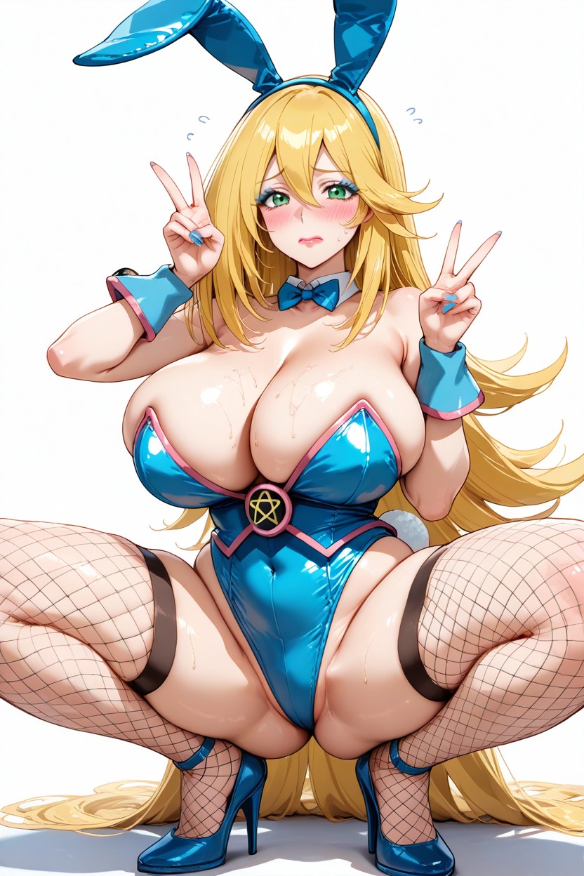 Light Blue Eyeshadow, 18+, Rapunzel Hair Hentai AI Porn