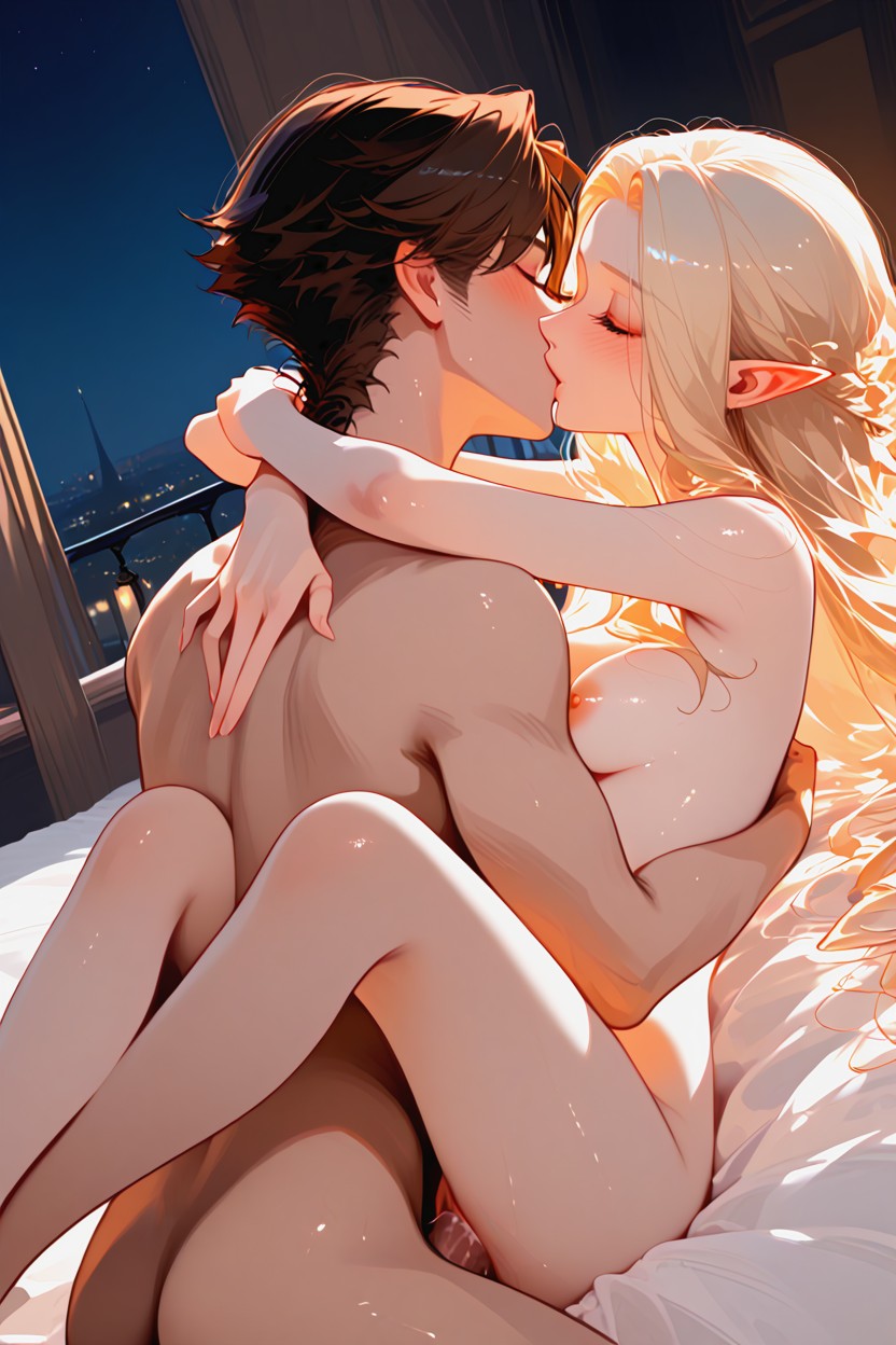 Beautiful Body, Very White Body, Romantic Hentai AI Porn