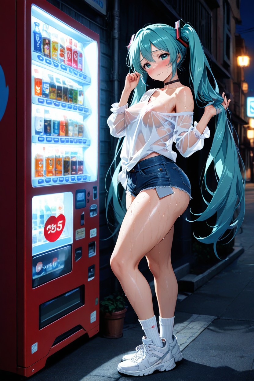 K, Thick Thighs, Microshort Jeans Hotpants Hentai AI Porn