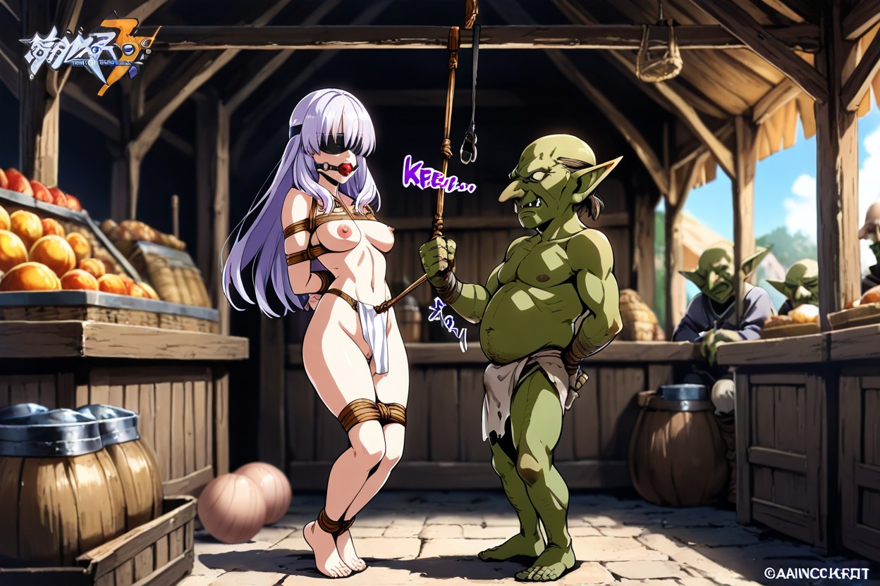Angry, Physical Contact, Front Of Goblin Hentai AI Porn