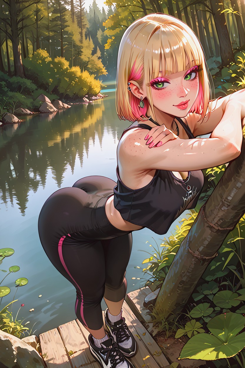 Sunny, Black, Wide Angle Hentai AI Porn