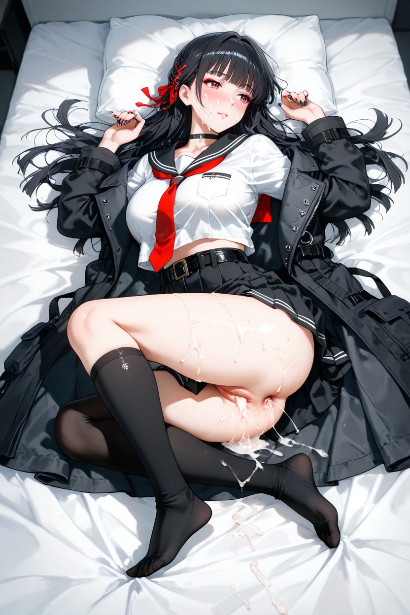Pussy Creampie, 25+, Bangs Hentai AI Porn