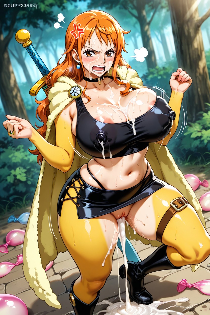 Anger Vein, Thick Thighs, Creampie Hentai AI Porn