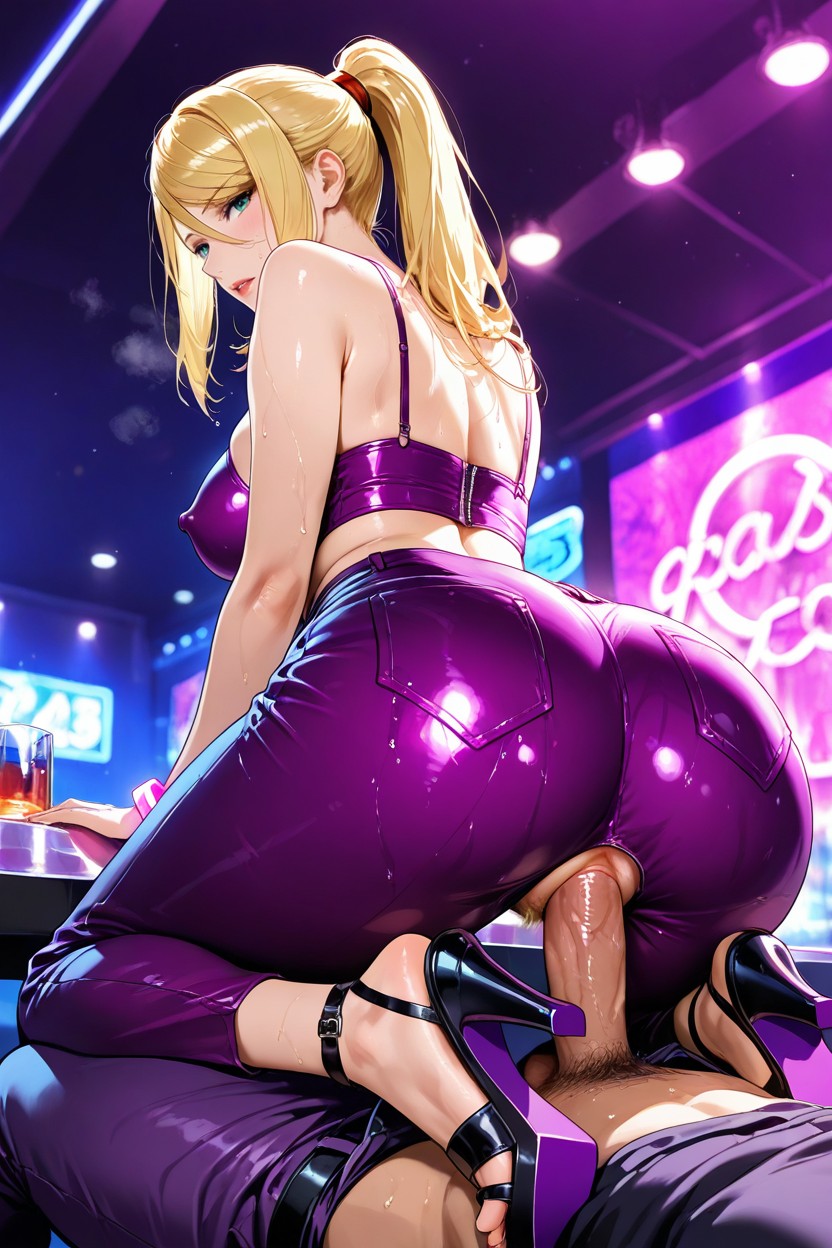 +, Bottom Up, Medium Penis Hentai AI Porn
