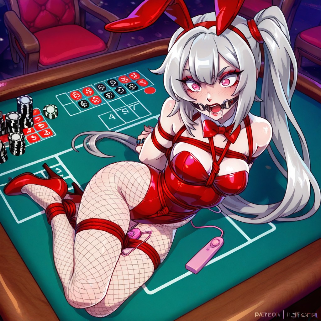 Small Breasts, Dilated Pupils, Red Eyeliner Hentai AI Porn