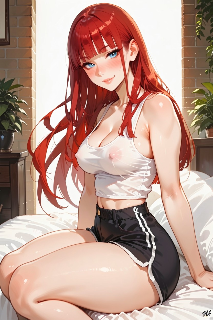 Ultra Seductive, Volumetric Lighting, Bedroom Hentai AI Porn