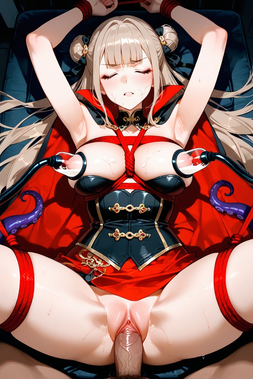 Medium Ass, Exposed Breasts, Low Perspective Hentai AI Porn