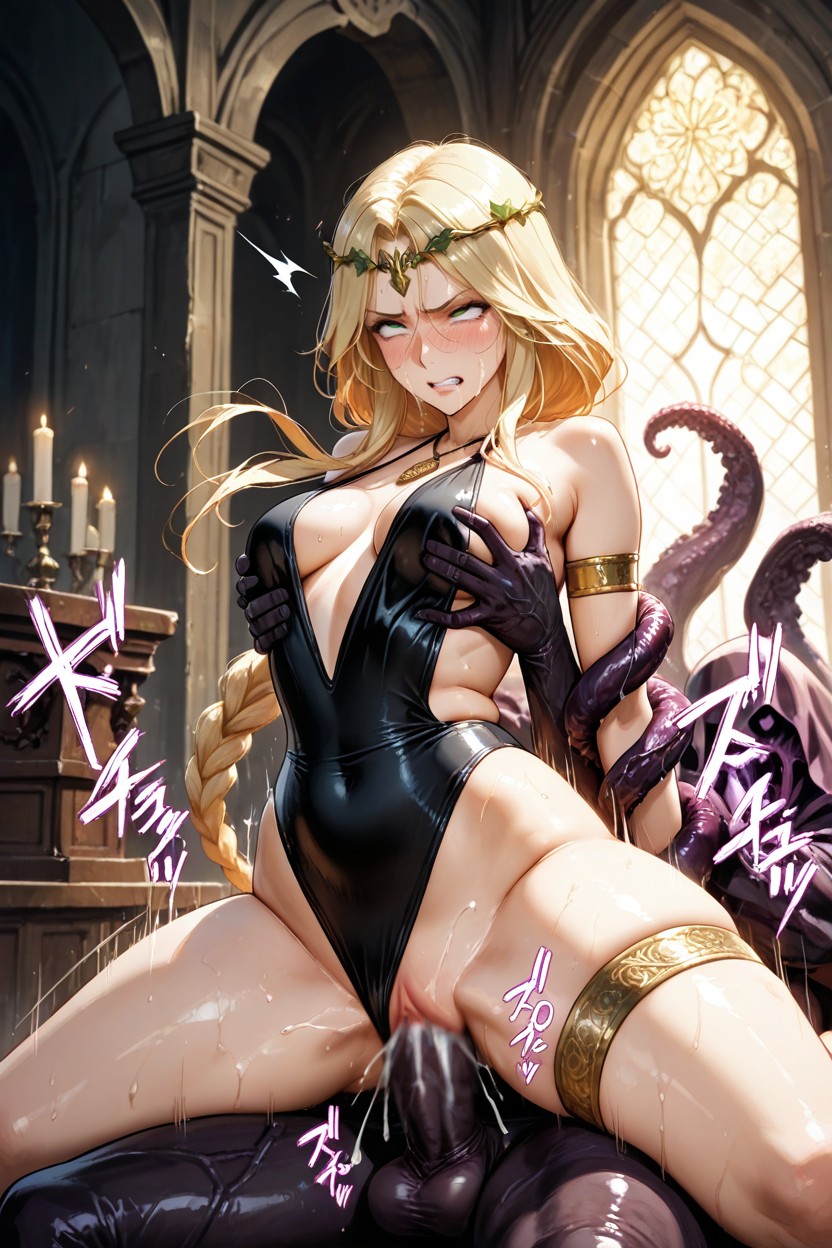 Black Arm Bands, Fucked By Cultist Monster, Feminine Hentai AI Porn