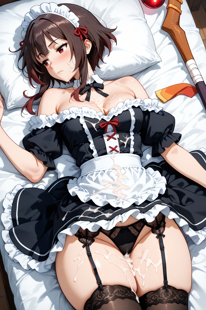 Maid Hairband, Tired, Bored Hentai AI Porn