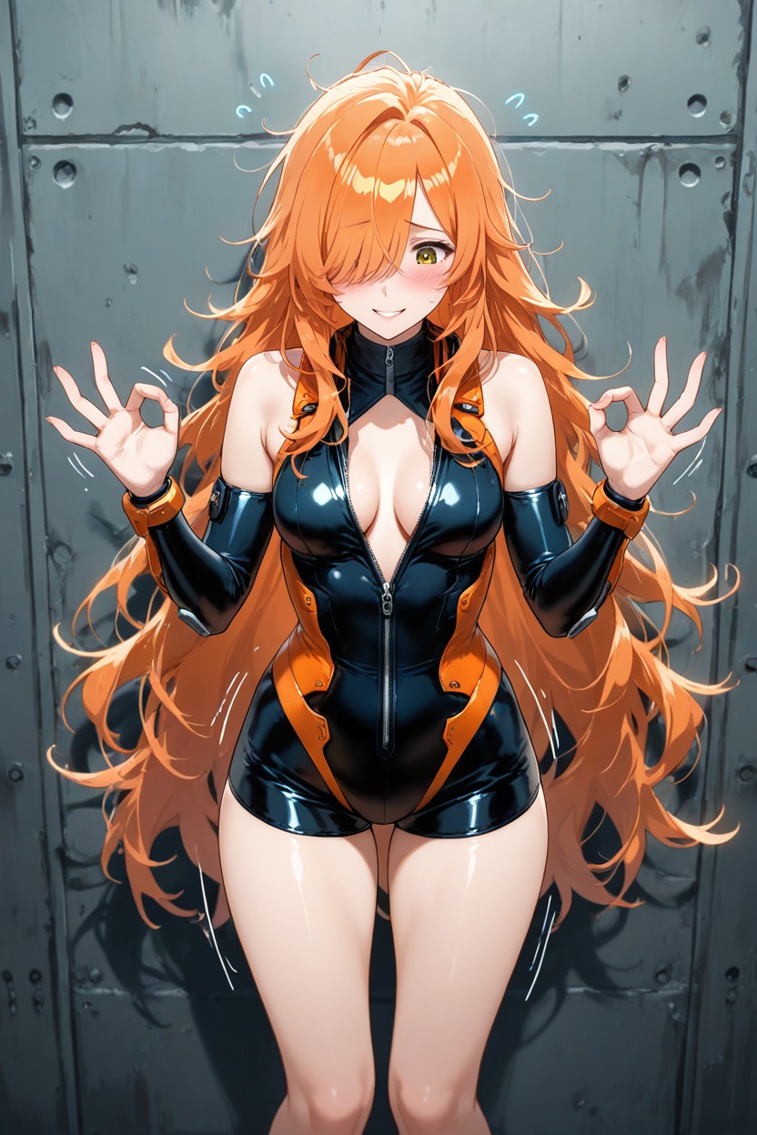 Troubled Expression, Parted Lips, Messy Hair Hentai AI Porn