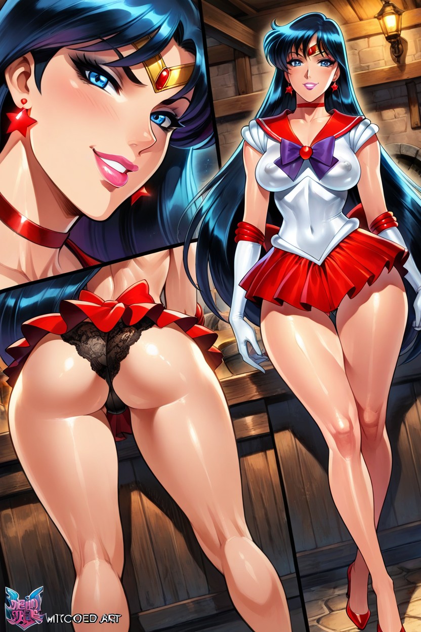 Thigh Gap, Ass Close-up, Wide Stance Hentai AI Porn