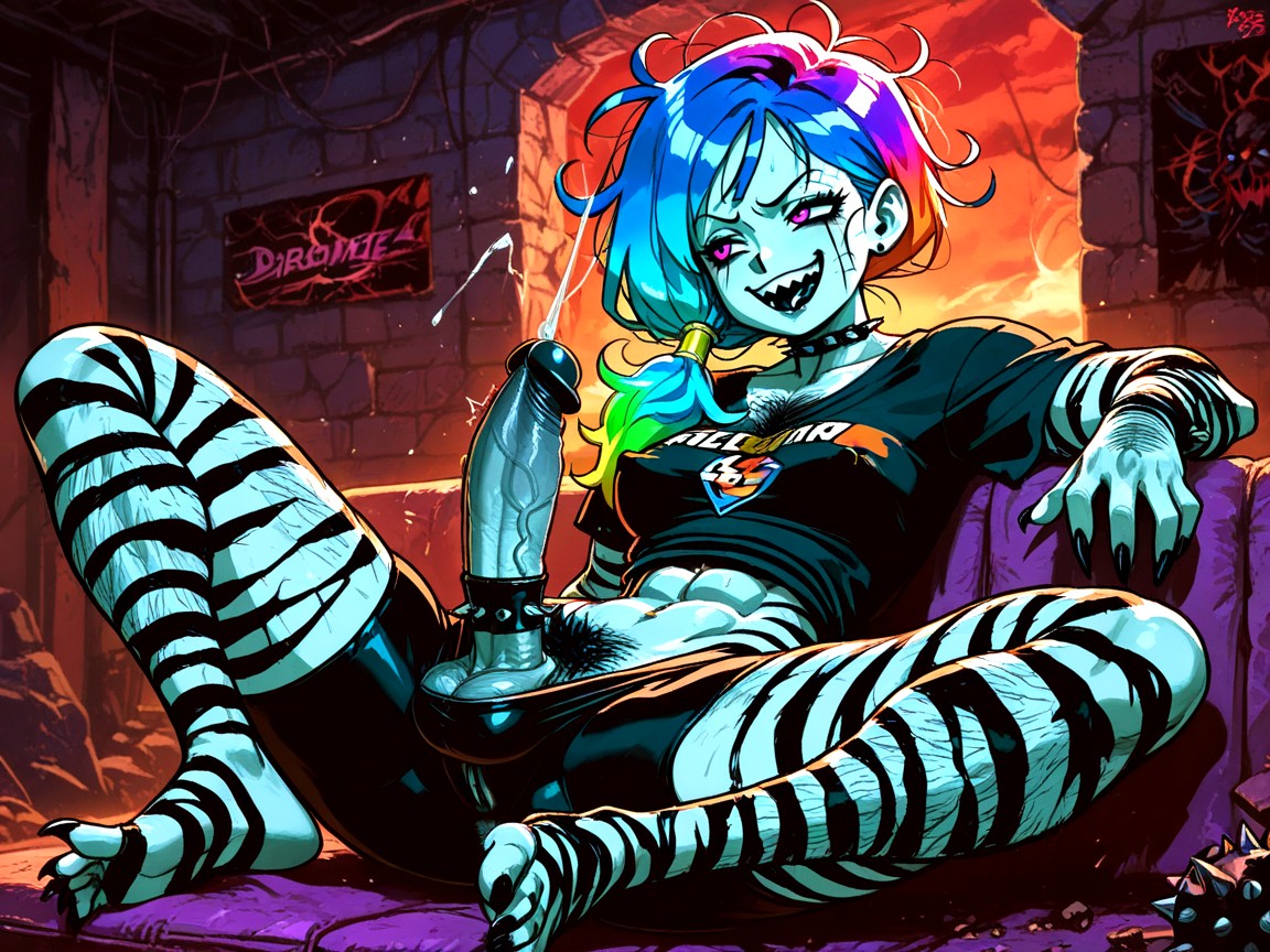 Chest Hair, Claws, Snarky Hentai AI Porn