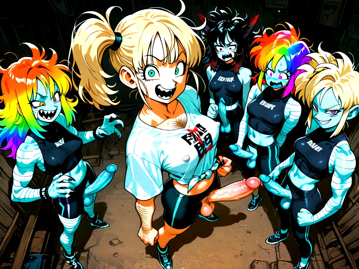 Dragonball, Orgásmica, Striped Scaled Skin Hentai IA