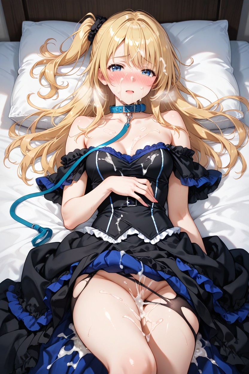 Off-shoulder, Close Up, Skirt Flip Hentai AI Porn