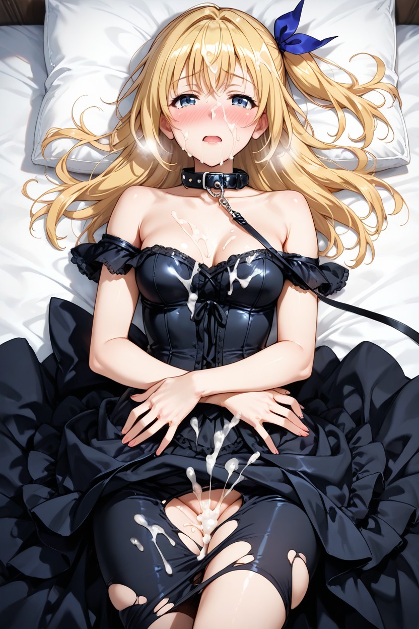 Blonde Hair, 18+, Cum On Face Hentai AI Porn