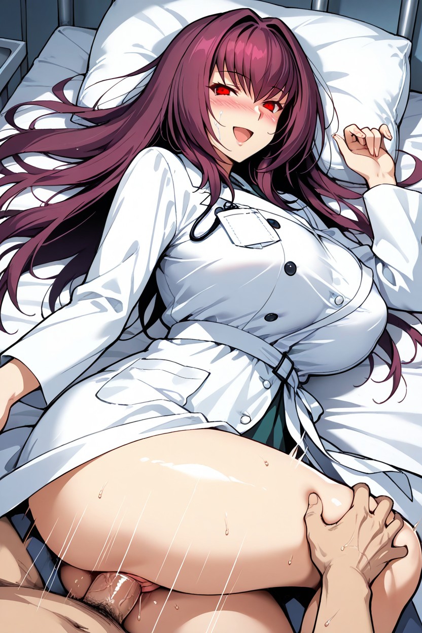 Huge Breast, Medium Ass, Sick Man Hentai AI Porn